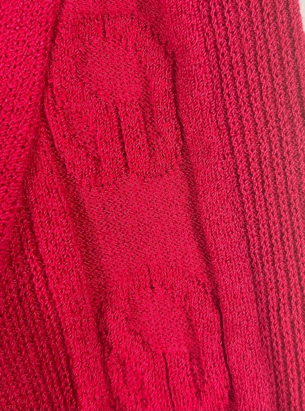 Vintage St. John Collection by Marie Gray Raspberry Pink Santana Knit Zip Cardig - Picture 5 of 7